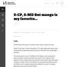7.SP, S-CP, S-MD But mango is my favorite…