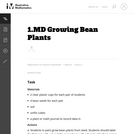 1.MD Growing Bean Plants