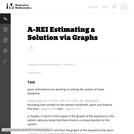 A-REI Estimating a Solution via Graphs