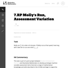 7.RP Molly's Run, Assessment Variation