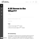 6.EE Seven to the What?!?