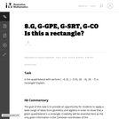 8.G, G-GPE, G-SRT, G-CO Is this a rectangle?