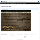 Creating the Declaration of Independence Interactive