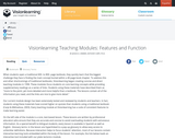 Visionlearning Teaching Modules: Features and Function