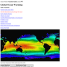 Global Ocean Warming
