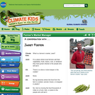 Climate Kids: Farmer's Market Manager