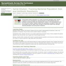 Serial Dilution: Tracking Bacterial Population Size and Antibiotic Resistance