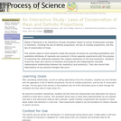 An Interactive Study: Laws of Conservation of Mass and Definite Proportions