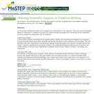 Utilizing Scientific Inquiry in Creative Writing