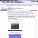 Hotspot Lesson: Hotspot Theory and Plate Velocities