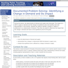Documented Problem Solving: Identifying a Change in Demand and Its Impact