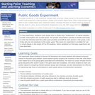 Public Goods Experiment