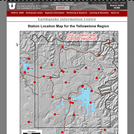 Yellowstone National Park Region Seismicity Maps