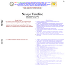 Navajo Timeline