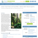 Food Chains and Food Webs - Balance within Natural Systems