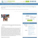 Environmental Challenges in China: From Rural Villages to Big Cities
