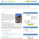 Design, Build and Test Your Own Landfill