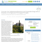 Implementing Biomimicry and Sustainable Design with an Emphasis on the Application of Ecological Principles