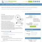 Understanding Movement in Humans and Robots