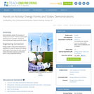 Energy Forms and States Demonstrations