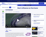 Earth System: El Niños Influence on Hurricane Formation