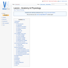 Larynx - Anatomy & Physiology