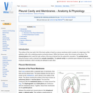 Pleural Cavity and Membranes - Anatomy & Physiology