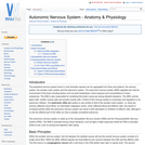 Autonomic Nervous System - Anatomy & Physiology