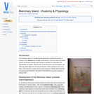 Mammary Gland - Anatomy & Physiology
