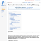 Reproductive Hormones Overview - Anatomy & Physiology