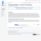Phospholipid Bilayer - Anatomy & Physiology