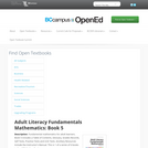 Adult Literacy Fundamentals Mathematics: Book 5