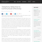 Telephony Skills:How to Communicate Effectively