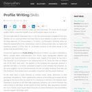 Profile Writing Skills - EklavyaParv