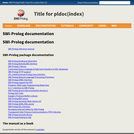 SWI-Prolog documentation (with Tutorials)