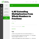 4.NF Extending Multiplication From Whole Numbers to Fractions