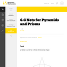 6.G Nets for Pyramids and Prisms