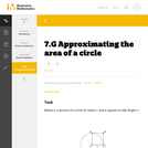 7.G Approximating the area of a circle