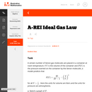 A-REI Ideal Gas Law
