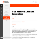 F-LE Moore's Law and Computers