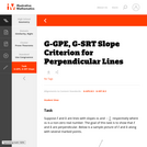G-GPE, G-SRT Slope Criterion for Perpendicular Lines