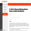 S-ID.3 Describing Data Sets with Outliers