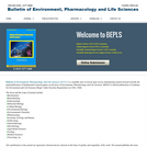 Bulletin of Environment, Pharmacology and Life Sciences