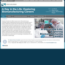 A Day in the Life: Exploring Biomanufacturing Careers