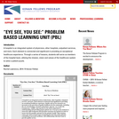 Eye See, You See: Problem Based Learning Unit (PBL)