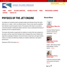 Physics of the Jet Engine