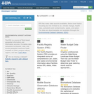 U.S. Environmental Protection Agency Data