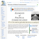 Elements of Political Communication