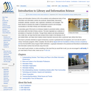Introduction to Library and Information Science
