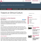 Toward an Ethical Culture